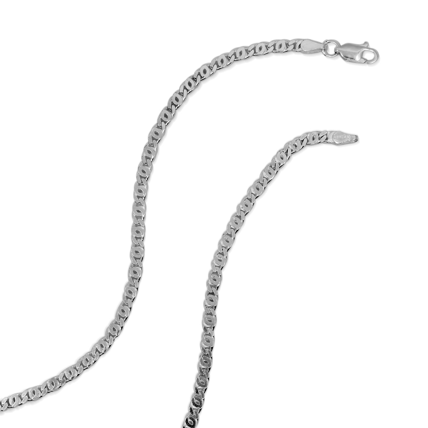 Sterling Silver Flat S Link Chain