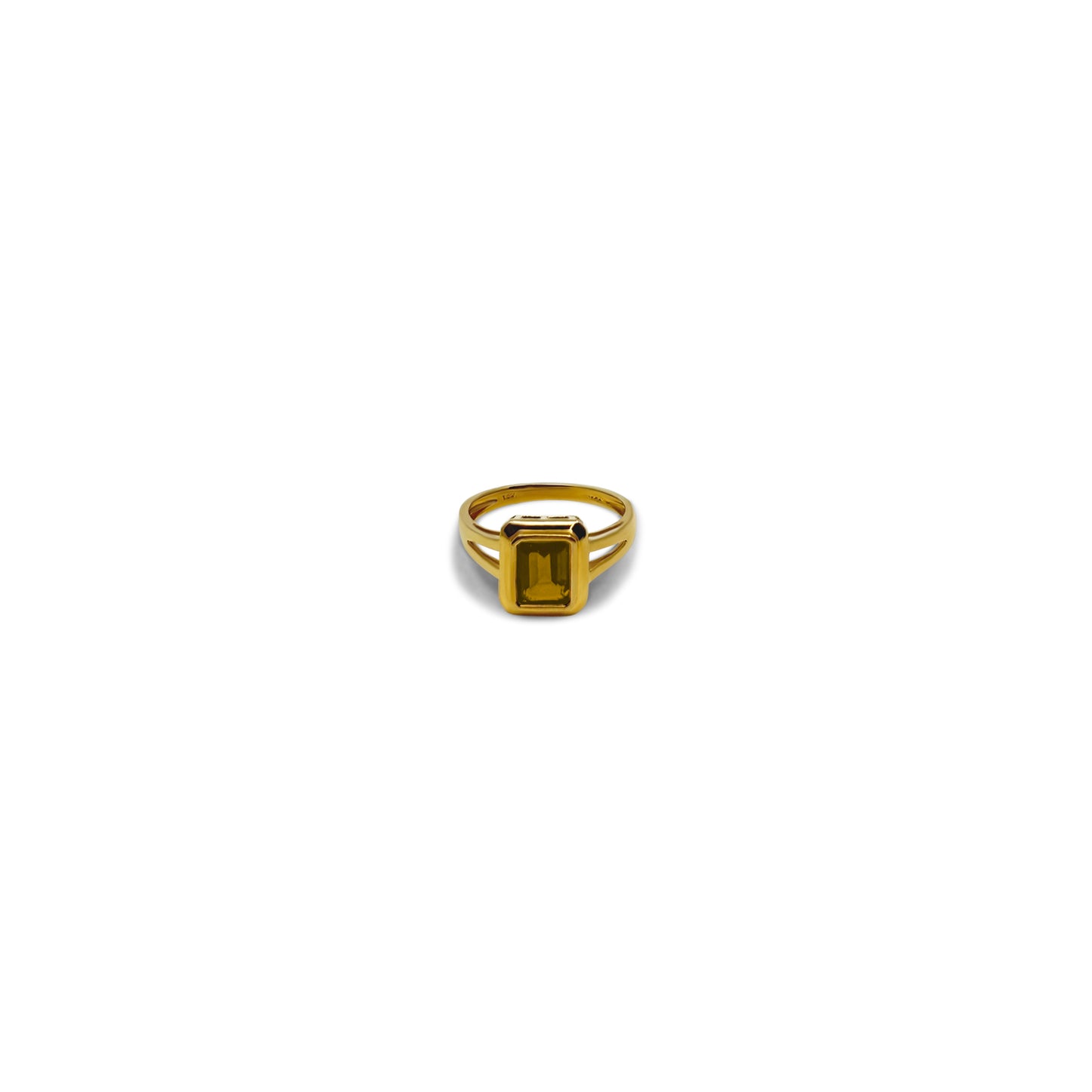 Gemstone Bezel Set Ring
