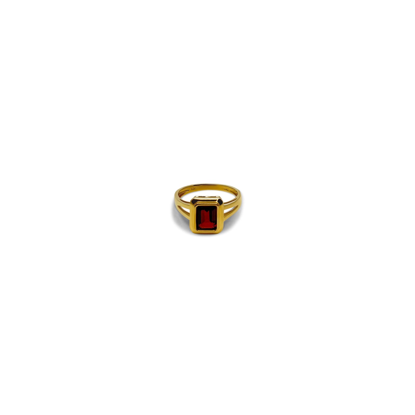 Gemstone Bezel Set Ring