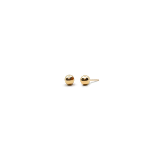 Sphere Gold Studs