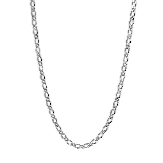 Sterling Silver Figaro Chain