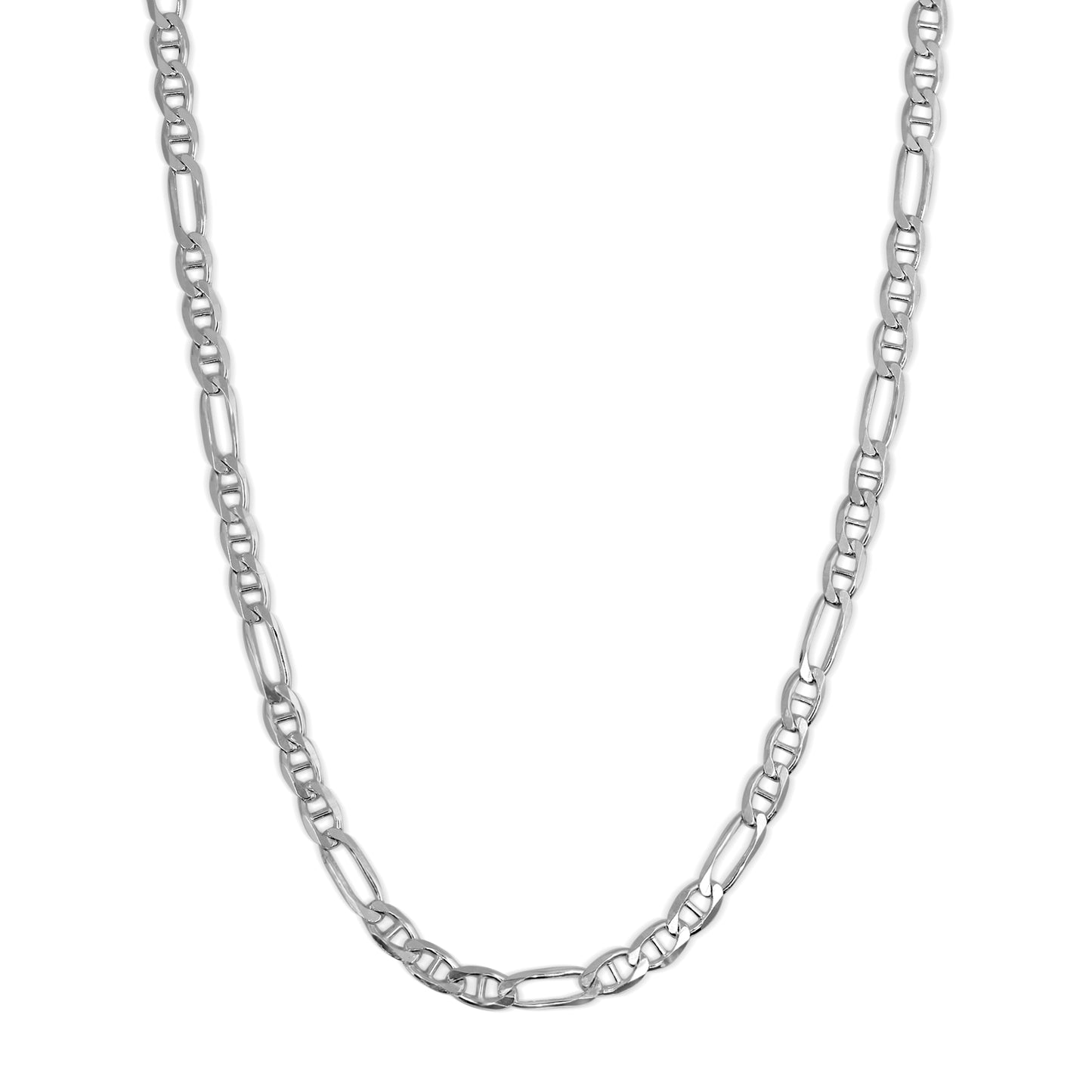 Sterling Silver Figarucchi Link Chain