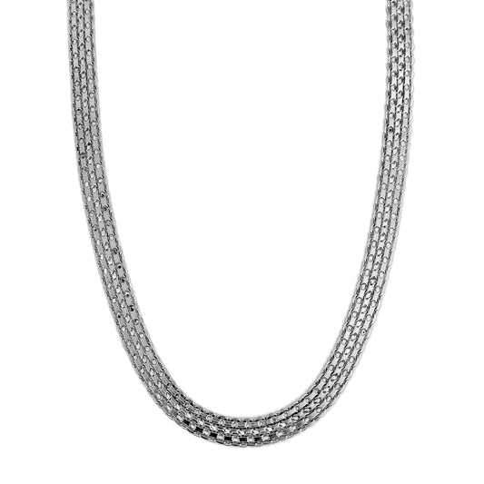 Sterling Silver Bismark Link Chain