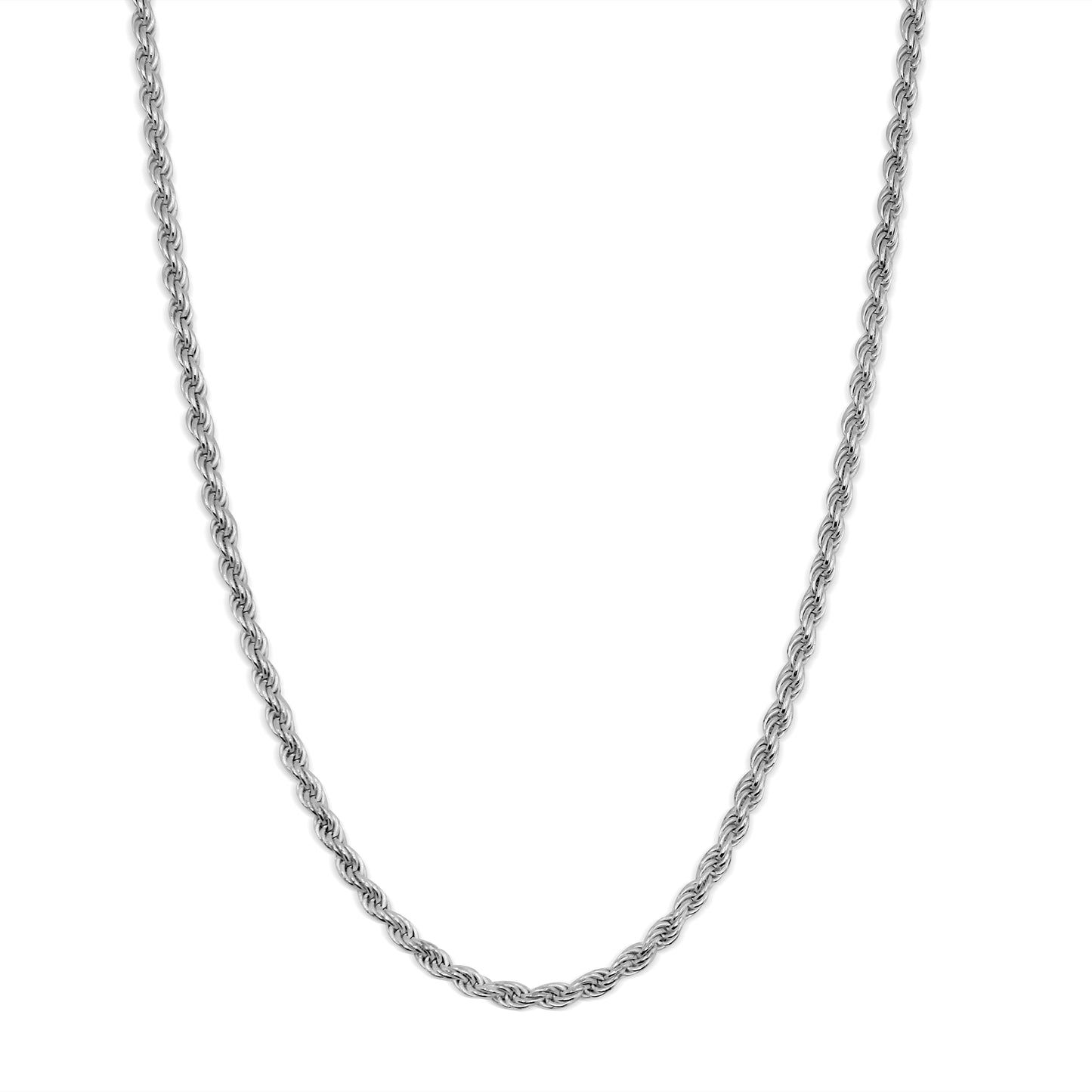 Sterling Silver Small Rope Necklace